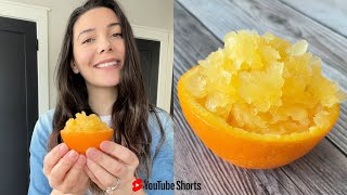 Orange Granita Recipe  Simple and Delish by Canan [upl. by Legir]