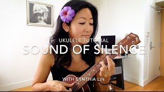 Sound of Silence  Ukulele Fingerpicking Tutorial [upl. by Elon]