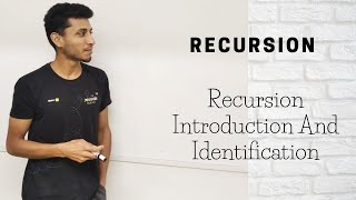 Recursion Introduction and Identification [upl. by Kotta654]