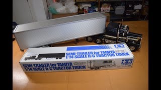 114 Tamiya RC King Hauler Semi Trailer Build 56302 [upl. by Mchugh]