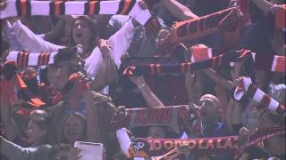 AS Roma official anthem live from Stadio Olimpico [upl. by Ativahs]