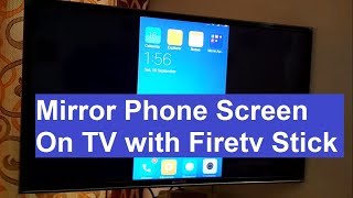 Amazon Fire TV Stick  How to Mirror Phone or Tablet Screen [upl. by Aerdnas676]