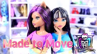 DIY  Custom Doll Made to Move  Monster High  Handmade  Crafts  4K [upl. by Bachman]