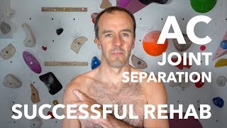 AC joint separation grade 3 successful rehab protocol [upl. by Gar]