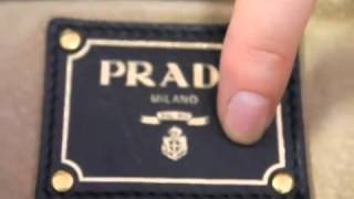 How to check the authenticity of Prada Handbag [upl. by Saunderson]