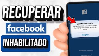 Cómo RECUPERAR cuenta de FACEBOOK inhabilitada o cerrada  Formulario 2025 [upl. by Hamburger]