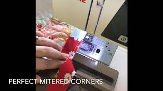 Get Perfect Mitered Binding Corners on Quilts [upl. by Ihtak701]