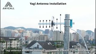 How to Install a Home Cell Phone Signal Booster  ANYCALL [upl. by Haerr166]