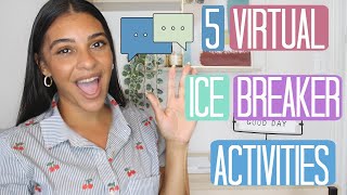 5 Virtual Ice Breaker Activities Remote Learning [upl. by Hulen558]