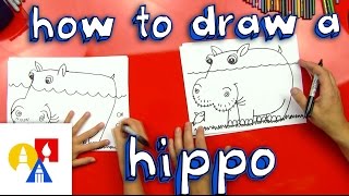 How To Draw A Hippo [upl. by Hum443]