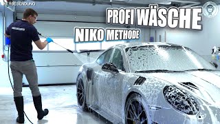 Auto waschen wie ein Profi  Niko Methode  AUTOLACKAFFEN [upl. by Atnim]