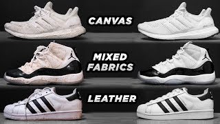 HOW TO CLEAN EVERY TYPE OF SNEAKER  My Process [upl. by Vasiliki295]