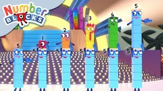 Numberblocks Standing Tall  Learn to Count [upl. by Alithea]