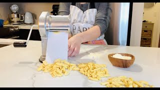 How to make Homemade Cavatelli with the Demetra Cavatelli Pasta Maker [upl. by Ahsram]