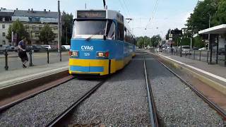 Führerstandsmitfahrt CVAG Linie 6 AltchemnitzHauptbahnhof am 23062017 [upl. by Esimorp]