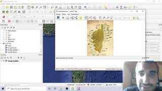 Géoréférencer une carte raster image JPEG PNG sous QGIS avec Georeferencer [upl. by Ainivad]