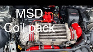 Mini Cooper S R53 MSD Coil pack change jcw [upl. by Bertolde]