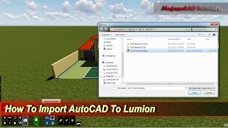 How To Import AutoCAD To Lumion [upl. by Shotton]