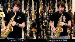 Yanagisawa A901 Vs Yamaha YAS62 [upl. by Nekciv]