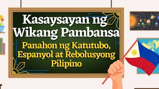 Kasaysayan ng Wikang Pambansa PANAHON NG KATUTUBO ESPANYOL at REBOLUSYONG PILIPINO Unang Bahagi [upl. by Nazus]