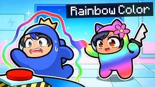 Playing As RAINBOW COLOR Imposters In Among Us [upl. by Naor]