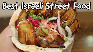 Best Israeli Street Food Sabich Sandwich  Tel Aviv  Gur Eats [upl. by Enneibaf]