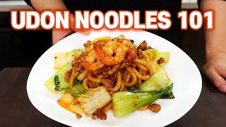 5 Minutes EASY Udon Noodles Recipes 5 Ways [upl. by Silvester]