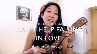 Cant Help Falling in Love  fingerpicking  Ukulele Tutorial [upl. by Elocan847]