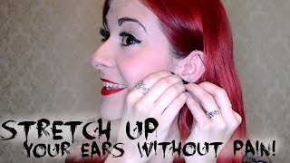 How to stretch your ears WITHOUT PAIN amp safely [upl. by Salinas252]