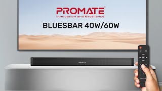 PROMATE Wireless 40W60W Bluetooth SoundBar [upl. by Edahsalof]