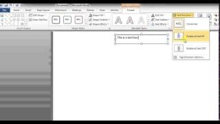 How to write text vertically in Microsoft Word [upl. by Maxa]