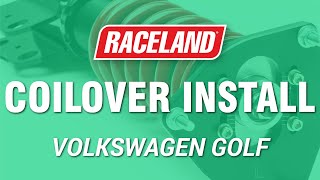 How To Install Raceland VW MK56 Golf Coilovers [upl. by Beghtol]