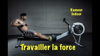 💪 Comment travailler la FORCE sur rameur 👊  Concept2 [upl. by Nessy579]