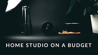 How to Build a HOME PHOTOGRAPHY STUDIO in a SMALL PLACE [upl. by Jedd]