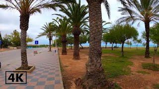 PUERTO DE SAGUNTO BEACH Walking Tour  Valencia  Spain 4K60fps [upl. by Aryhs]