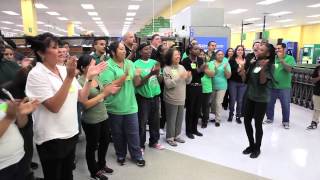 Downtown Los Angeles Walmart Cheer [upl. by Lyall341]