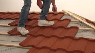 Fixing  Installing Lightweight Roofing Tiling Roma Profile [upl. by Sarkaria]