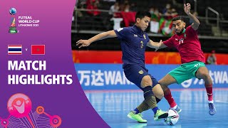 Thailand v Morocco  FIFA Futsal World Cup 2021  Match Highlights [upl. by Pietrek]