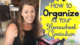 HOW TO ORGANIZE YOUR HOMESCHOOL CURRICULUM 5 Simple Systems [upl. by Alyakcim76]