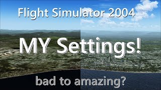 My settings in FS2004  Quality and Performace together [upl. by Mazlack]