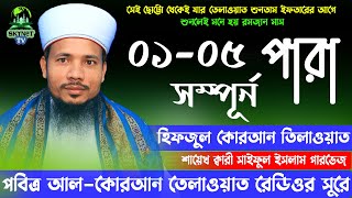 Hifzul Quran Tilawat 1 To 5 Para  হিফজুল কুরআন ১ থেকে ৫ পারা এক সাথে  Quri Saiful Islam Parvez [upl. by Carboni110]