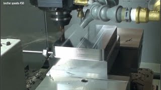 CNC Working High Speed Milling  iMachining Cutting Metal  CNC Machine Process [upl. by Annawyt]