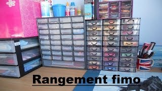 Mon rangementatelier fimo [upl. by Veejar]