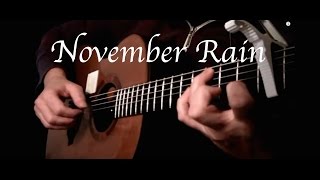 Kelly Valleau  November Rain Guns N Roses  Fingerstyle Guitar [upl. by Ujawernalo]