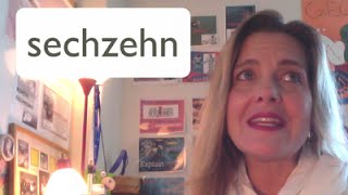 German Pronunciation How to pronounce the German word quotsechzehnquot [upl. by Lachman]