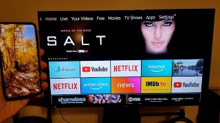 How To Mirror Screen Samsung Phone To Amazon Fire TV Stick [upl. by Sokcin]