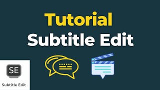 Tutorial del programa Subtitle Edit en español [upl. by Ennoval399]