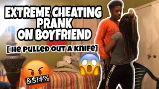 EXTREME CHEATING PRANK ON BOYFRIEND GETS VIOLENT [upl. by Didier]