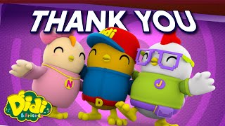 Thank You  Fun Family Song  Didi amp Friends Songs for Children [upl. by Idisahc]