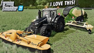 Baler That Windrows Too  Farming Simulator 22 [upl. by Elsie]